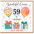 59th Birthday Card for Cousin, Wonderful Cousin Happy Birthday Card