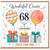 68th Birthday Card for Cousin, Wonderful Cousin Happy Birthday Card