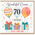 70th Birthday Card for Cousin, Wonderful Cousin Happy Birthday Card, Just for You