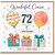 72nd Birthday Card for Cousin, Wonderful Cousin Happy Birthday Card