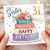 Sister 31st Birthday Card, Lovely Floral Cake Birthday Card
