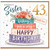 Sister 43rd Birthday Card, Lovely Sister Happy Birthday Card