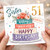Sister 51st Birthday Card, Lovely Sister Happy Birthday Card