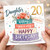 Daughter 20th Birthday Card, Happy Birthday Floral Cake Card