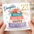 Daughter 23rd Birthday Card, Happy Birthday Floral Cake Greeting Card