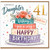41st Birthday Card for Daughter, Floral Cake Happy Birthday Card
