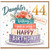 Daughter 44th Birthday Card, Floral Cake Happy Birthday Card