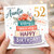 Auntie 52nd Birthday Card, Happy Birthday Floral Cake Card