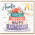 70th Birthday Card for Auntie, Lovely Auntie Birthday Card