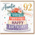 Auntie 92nd Birthday Card