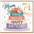Mum 74th Birthday Card, Lovely Birthday Card for Mum
