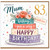Mum 83rd Birthday Card, Lovely Wishing You a Very Happy Birthday Cake Card