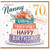 Nanny 70th Birthday Card, Lovely Nanny Happy Birthday Card