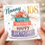 Nanny 108th Birthday Card, Lovely Floral Cake Design