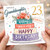Granddaughter 23rd Birthday Card, Lovely With Love Happy Birthday Cake Design