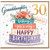 30th Birthday Card for Granddaughter
