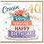 40th Birthday Card for Cousin, Lovely Cousin Birthday Card