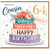 Lovely Cousin 64th Birthday Card, Happy Birthday Cake Design