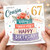 Cousin 67th Birthday Card, Lovely With Love Happy Birthday Cake Design