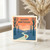 Happy Birthday Card - Minimalist Landscape with Winding Path, Bare Trees and Person in Red Coat at Sunset - Modern Scenic Design