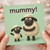 Mummy Sheep Mother's Day Card - Cute Mum and Lamb Design, Adorable Card for Mum from Son or Daughter
