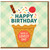 Ice Cream Cone Birthday Card - Sprinkles, Raspberry and Chocolate Wafer - Happy Birthday, Have a Lovely Day