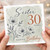 Sister 30th Birthday Card, Happy 30 Today Floral Birthday Card