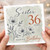 Sister 36th Birthday Card, Happy 36th Birthday to a Wonderful Sister