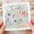 Sister 96th Birthday Card, Happy Birthday Floral Card