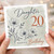 20th Birthday Card Daughter, Happy Birthday Floral Birthday Card