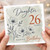 26th Birthday Card for Daughter, Happy Birthday Today Floral Card