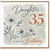 Daughter 35th Birthday Card