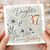 Daughter 37th Birthday Card, Happy Birthday Floral Card
