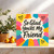 So Glad You're My Friend Card - Colourful Friendship Appreciation Greeting Card, 145mm x 145mm, Includes Kraft Envelope