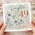 Daughter 49th Birthday Card, Happy Birthday Floral Card