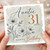 Auntie 31st Birthday Card, Happy Birthday Auntie 31 Today Floral Card