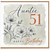 Auntie 51st Birthday Card, Happy Birthday Floral Card for Auntie