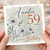 Auntie 59th Birthday Card, Floral Happy Birthday Card for Auntie