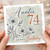 Auntie 74th Birthday Card, Happy Birthday Card for Auntie