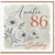 Auntie 86th Birthday Card, Floral Happy Birthday Card for Auntie, 86 Today