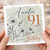 Auntie 91st Birthday Card, Happy Birthday Today Floral Card