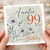 Auntie 99th Birthday Card, Happy Birthday Floral Card