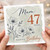 47th Birthday Card for Mum, Mum 47 Today Happy Birthday Card