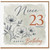 Niece 23rd Birthday Card, Happy Birthday Today Floral Card