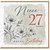 Niece 27th Birthday Card, Happy Birthday Floral Card for Niece