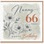 Nanny 66th Birthday Card