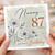Nanny 87th Birthday Card, Happy Birthday Today Floral Card