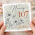 Nanny 107th Birthday Card, Happy 107 Today Birthday Card