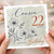 Cousin 22nd Birthday Card, Happy Birthday Today Floral Card