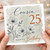 Cousin 25th Birthday Card, Happy 25 Today Floral Birthday Card